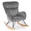 Hojdacie kreslo Isaac, sivá