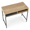 Písací stôl Levi, dub zlatý / čierna