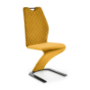 Jedálenská stolička Han 2, žltá