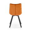 Jedálenská stolička Jordan, oranžová