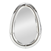 Nástenné zrkadlo Lacri, strieborná