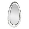 Nástenné zrkadlo Lacri, strieborná