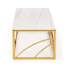 Konferenčný stolík Universe III, mramor / zlatá