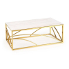 Konferenčný stolík Universe III, mramor / zlatá