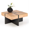 Konferenčný stolík Sevilla S, dub kraft / čierna