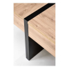 Konferenčný stolík Sevilla S, dub kraft / čierna
