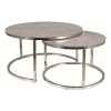 Konferenčný stolík Portafino II B, sivá / strieborná