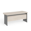 Stôl Manager 180 x 85 cm, agát svetlý / sivá