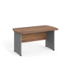 Stôl Manager 140 x 85 cm, orech warmia / sivá