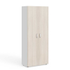 Vysoká skriňa Manager 79,9 x 42,2 x 196,5 cm, agát svetlý / biela