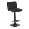 Barová stolička Agata, tmavo sivá