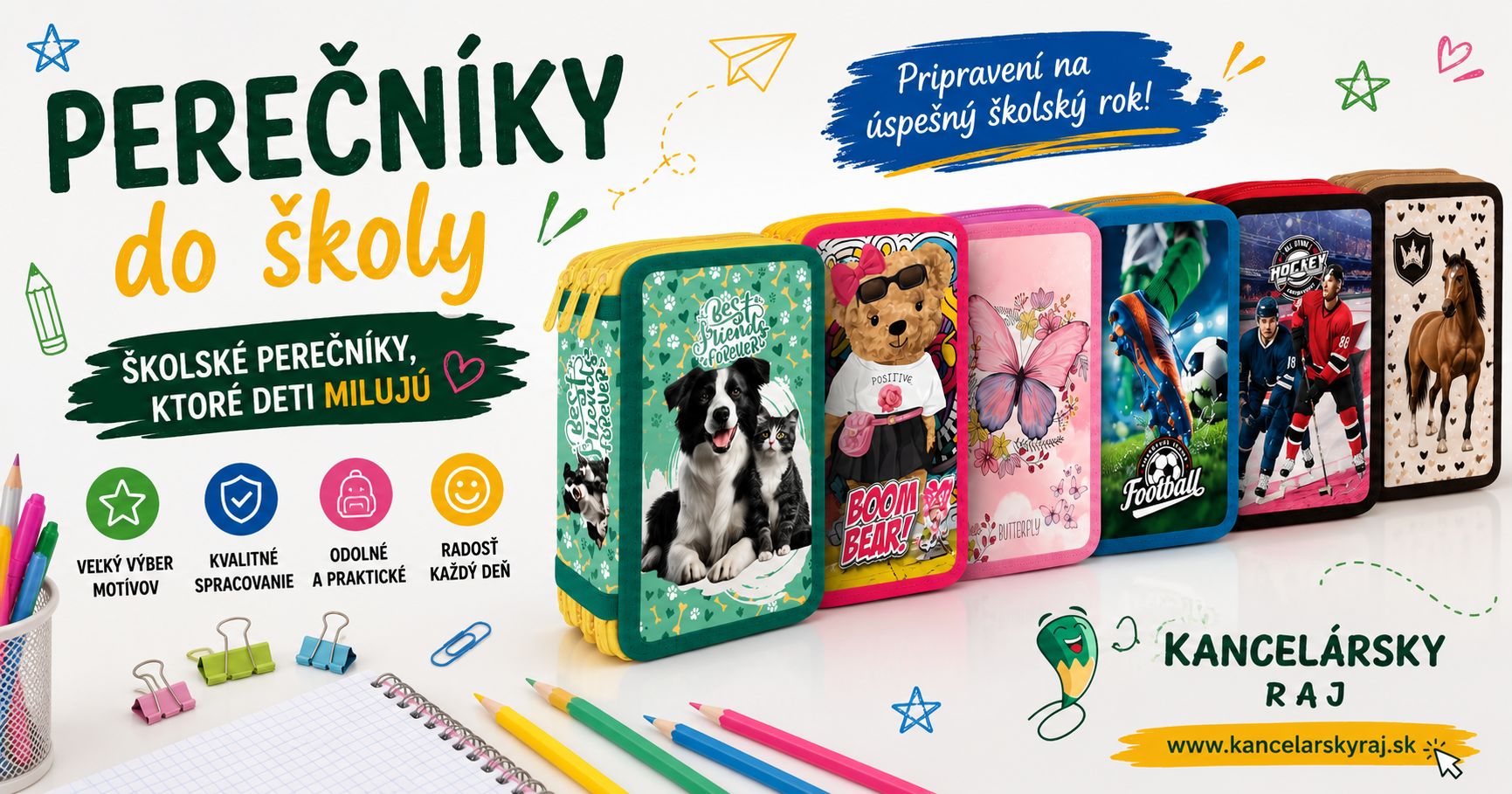 Ako vybrať peračník do školy
