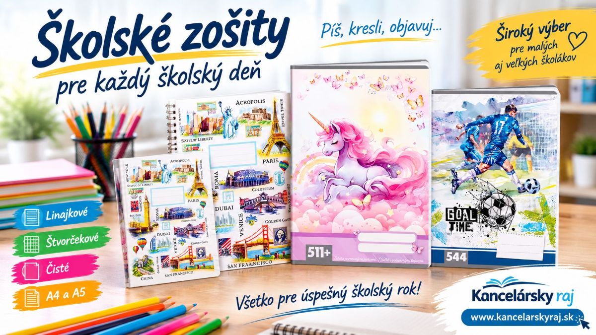 Školské zošity pre každého školáka