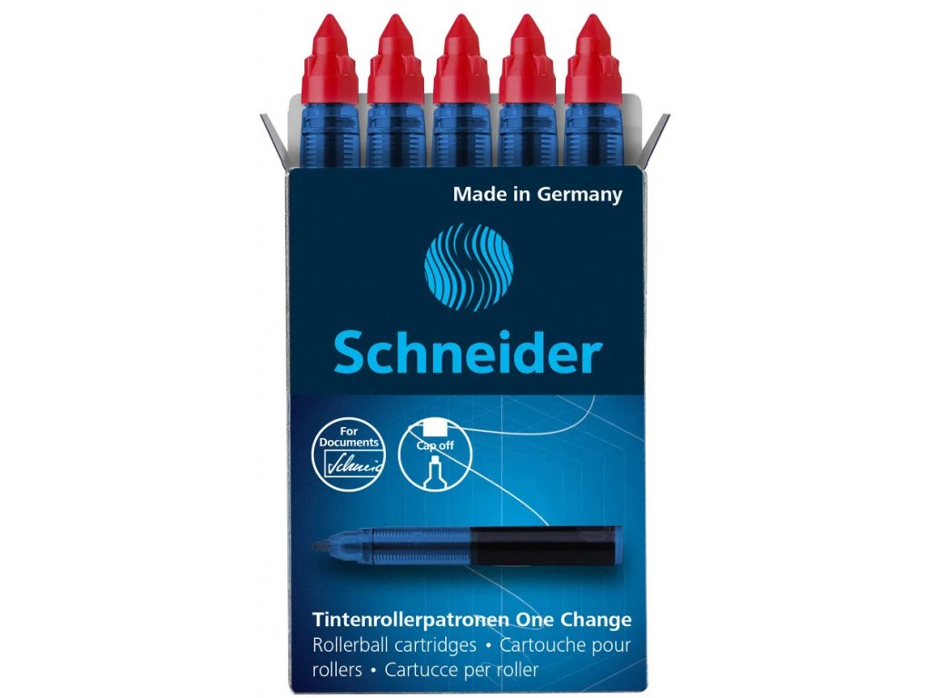 Rollerové bombičky Schneider Cartridges One Change - červená