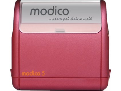 Modico 5 červené teleso pečiatky