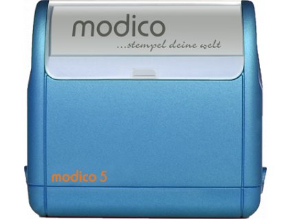 Modico 5 modré teleso pečiatky