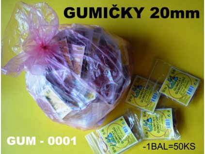 GUMIČKY 20mm