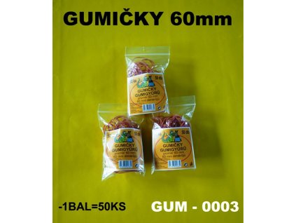 GUMIČKY 60mm