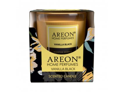 Vonná sviečka Areon – vôňa Vanilla Black, 120g