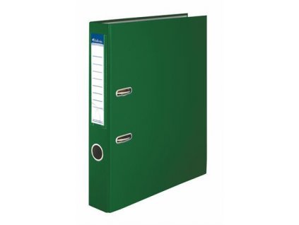 Pákový šanón, 50 mm, PP/kartón,  "Basic", zelený