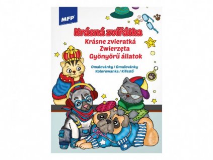 Omaľovanky MFP A4 Krásne Zvieratká 2 210x276mm/32