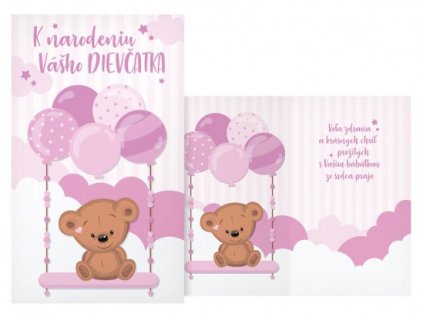 SK Blahoželanie k narodeniu bábätká M07- 059 T
