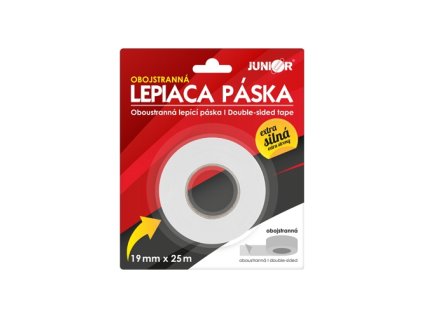 Lepiaca páska obojstranná JUNIOR 19 mm x 25 m