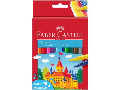 Fixky Fibre-Tip Castle 12 farebné
