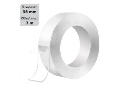 Lepiaca páska obojstranná, gélová Nano Magic M&G 36 mm x 3 m