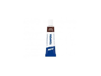 Farba temperová 12ml hnedá tmavá