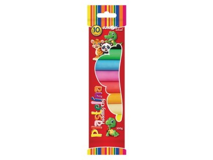Plastelína JUNIOR 10 odtieňov, 200g