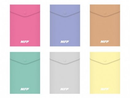 Zložka M druk A6 PP vertikálny pastel mix