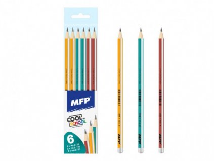Ceruzka  MFP č.1,2,3 set 6ks mix