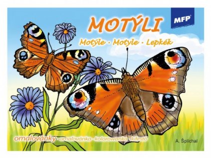 Omaľovánky MFP Motýle