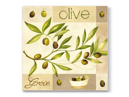 Obrúsky PAW L 33x33cm Olive Garden