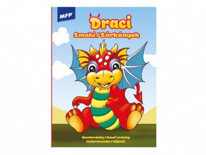Omaľovánky MFP A4 Draci 210x276mm/32