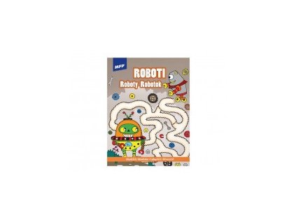 Omaľovanky - bludisko Roboti 210x276/32s
