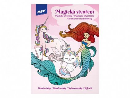 Omaľovanky MFP A4 Magická stvorenie 210x276mm/32