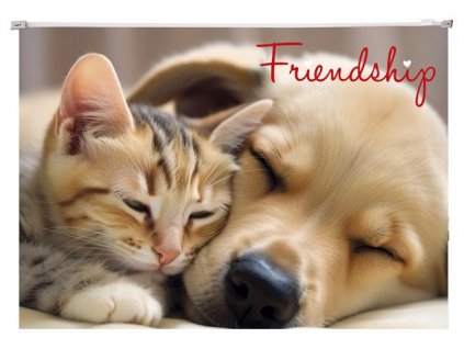 Obal na zips, A4, PP, 180 mikron, PANTA PLAST "Friendship"