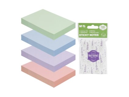 Blok lep. M&G Lavender 51 x 76 mm - 80 listov, mix/1ks