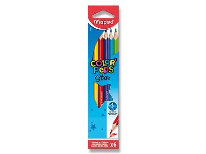 Farebné ceurzky Maped Color'Peps - 6 farieb