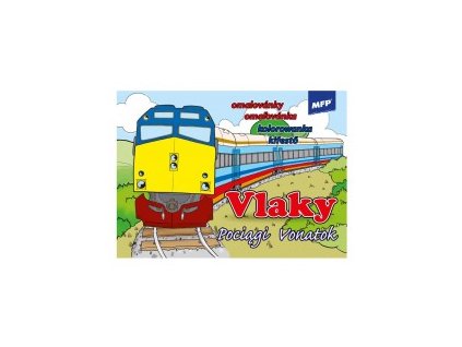 Omaľovánky MFP Vlaky