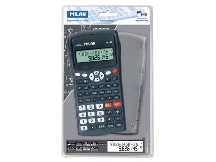 Kalkulačka MILAN vedecká 159110 Black, 240 funkcií