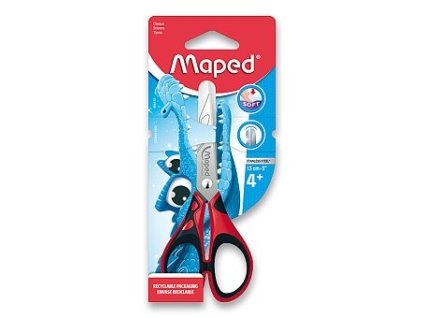 Nožnice Maped Essentials Soft - 13 cm, blister, mix farieb