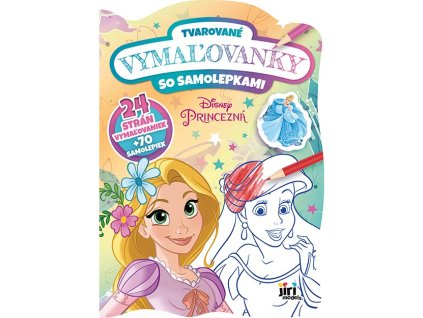 Tvarované maľovanky Princezné