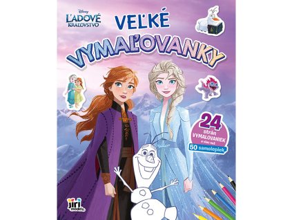 Veľké maľovanky Ľadové kráľovstvo