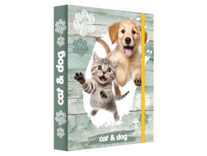 Box na zošity A4 Jumbo MAX - Cat & Dog