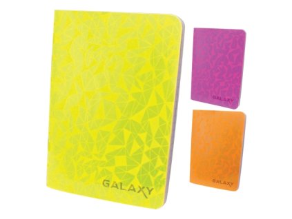 Školský zošit 444 A4/40 listov - linajkový Neon Galaxy
