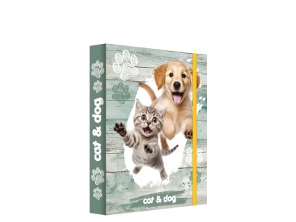 Box na zošity A5 Jumbo MAX - Cat & Dog