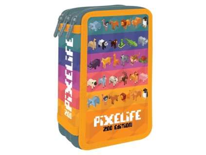 Peračník plný - 3 poschodový, 43 dielny JUNIOR S8 - Pixelife Zoo
